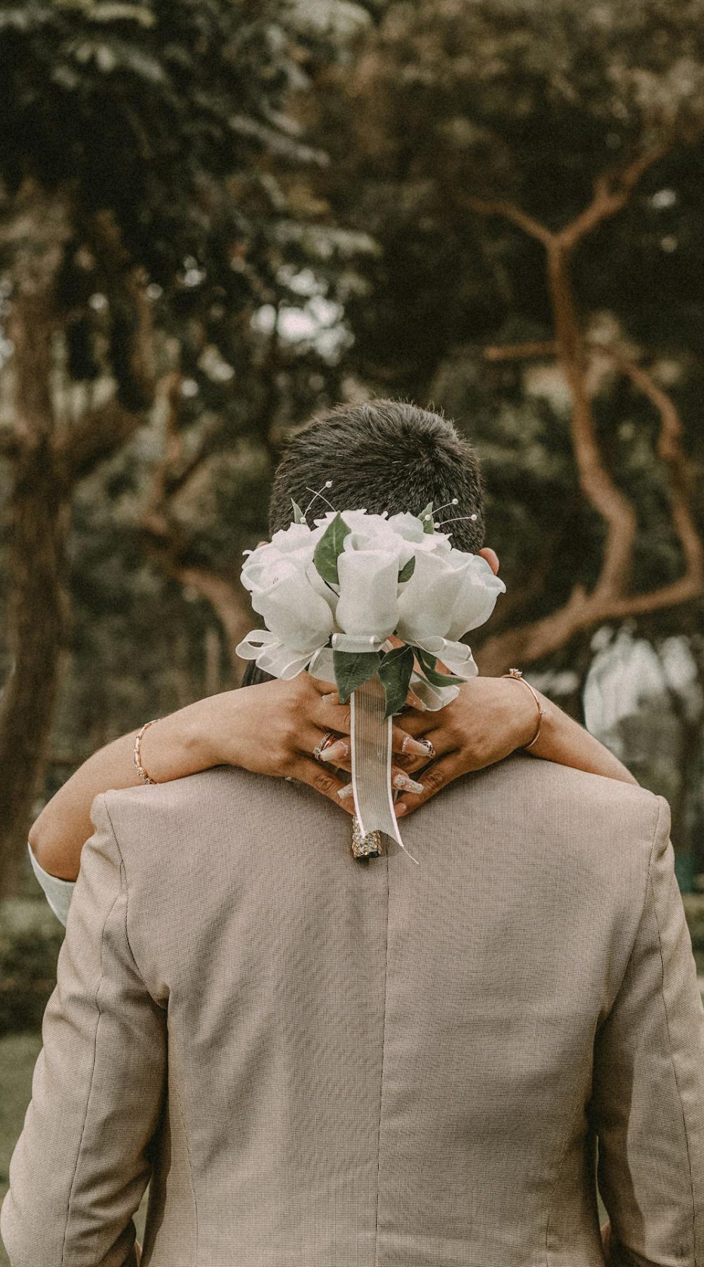 Ehepaar,Hochzeit, Blumen, Schönes Paar, Liebe, Anlass